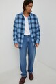 Îmbrăcăminte Levi's camasa din bumbac A3404.0006 albastru