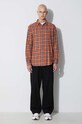 Columbia shirt Cornell Woods Flannel LS 1617951 orange AW24