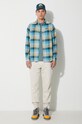 Columbia shirt Cornell Woods Flannel LS 1617951 turquoise AW24