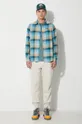 Columbia shirt Cornell Woods Flannel LS turquoise
