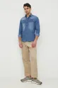 Rifľová košeľa Liu Jo modrá