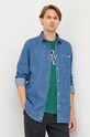 Джинсовая рубашка Pepe Jeans голубой PM307491HM6.000
