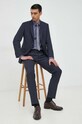BOSS koszula wełniana 50478711 niebieski AW23
