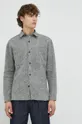 Bruuns Bazaar camicia in lana Wool Reeves Uomo