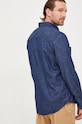 Sisley koszula jeansowa granatowy 5FV6SQ017.902