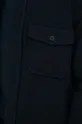 Deus Ex Machina kurtka z domieszką wełny granatowy