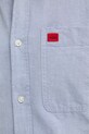 Bavlněná košile HUGO 50479302 modrá