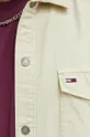 Bavlnená košeľa Tommy Jeans béžová