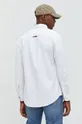 λευκό Βαμβακερό πουκάμισο Tommy Jeans