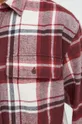 Abercrombie & Fitch koszula bawełniana bordowy