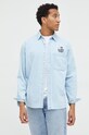 Abercrombie & Fitch koszula jeansowa niebieski KI125.2047.212