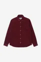 red Carhartt WIP cotton shirt Madison Cord Shirt
