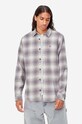 Carhartt WIP cotton shirt Deaver Shirt classic violet I030625