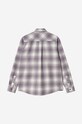 Carhartt WIP cotton shirt Deaver Shirt I030625 violet