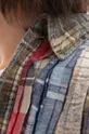 Needles cotton shirt Flannel Shirt Ribbon Wide Shirt