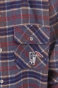 violet Billionaire Boys Club wool blend shirt Check