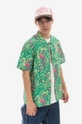 Košile Billionaire Boys Club Jungle Camo Camp Collar Shirt B22319 GREEN Pánský