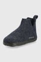 Chłopiec Birkenstock kapcie wełniane dziecięce 1017917 granatowy