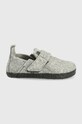 Birkenstock kapcie wełniane dziecięce szary 1021327