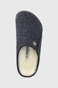 Birkenstock kapcie wełniane dziecięce granatowy 1017797