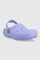 Детские шлепанцы Crocs фиолетовой