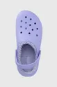 фіолетовий Дитячі шльопанці Crocs