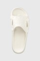 Pantofle Tommy Jeans Flatform Archive bílá EN0EN01942.YBL