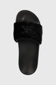 Шлепанцы Calvin Klein Jeans Slide Fur чёрный YW0YW00719.BDS