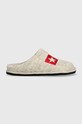 Vlněné pantofle Big Star KK276021.BEIGE béžová AW22