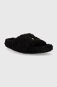 Kućne papuče Polo Ralph Lauren Elenore FLF5313ARL.BLK crna AW22