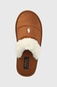 Polo Ralph Lauren kapcie Kelcie brązowy RF103631.SNF