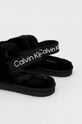 Obuwie Calvin Klein Jeans kapcie Home Slipper Fakefur Elastic YW0YW00751.BDS czarny