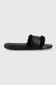 čierna Šľapky Calvin Klein Jeans Slide W/fake Fur Dámsky