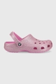 rózsaszín Crocs papucs Classic Glitter II Clog Női