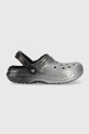 strieborná Šľapky Crocs Classic Glitter Lined Clog Dámsky