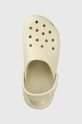 beige Crocs sliders Classic Platform Clog W