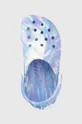 μπλε Παντόφλες Crocs Classic Marbled Clog