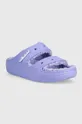 Natikači Crocs Classic Cozzzy Sandal vijolična