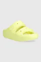 Crocs klapki Classic Cozzzy Sandal żółty