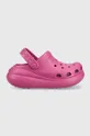 pink Crocs sliders Classic Crush Clog Women’s