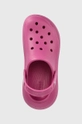 różowy Crocs klapki Classic Crush Clog