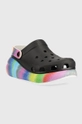 Šľapky Crocs Classic Crush Spray Dye Clog čierna