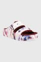 Crocs klapki Classic Cozzzy Tie Dye Sandal 208118.6TS.D multicolor AW22