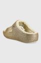 Crocs klapki Classic Cozzzy Glitter Sandal  Cholewka: Materiał syntetyczny Wnętrze: Materiał tekstylny Podeszwa: Materiał syntetyczny