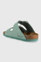 Birkenstock klapki zamszowe ARIZONA BIG BUCKLE Cholewka: Skóra zamszowa, Wnętrze: Skóra zamszowa, Podeszwa: Materiał syntetyczny