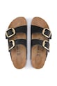 Παντόφλες σουέτ Birkenstock Arizona Big Buckle 1023290.BLK μαύρο
