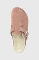 Замшеві тапочки Birkenstock Boston 1023292.PNK рожевий AW22