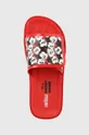 rosso Melissa ciabatte slide Brave + Mickey Mouse Ad