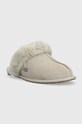 Kućne papuče od brušene kože UGG W Scuffette II 1106872.GOA siva AW22