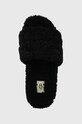 UGG pantofole in lana W Cozetta Curly nero 1130838.BLK